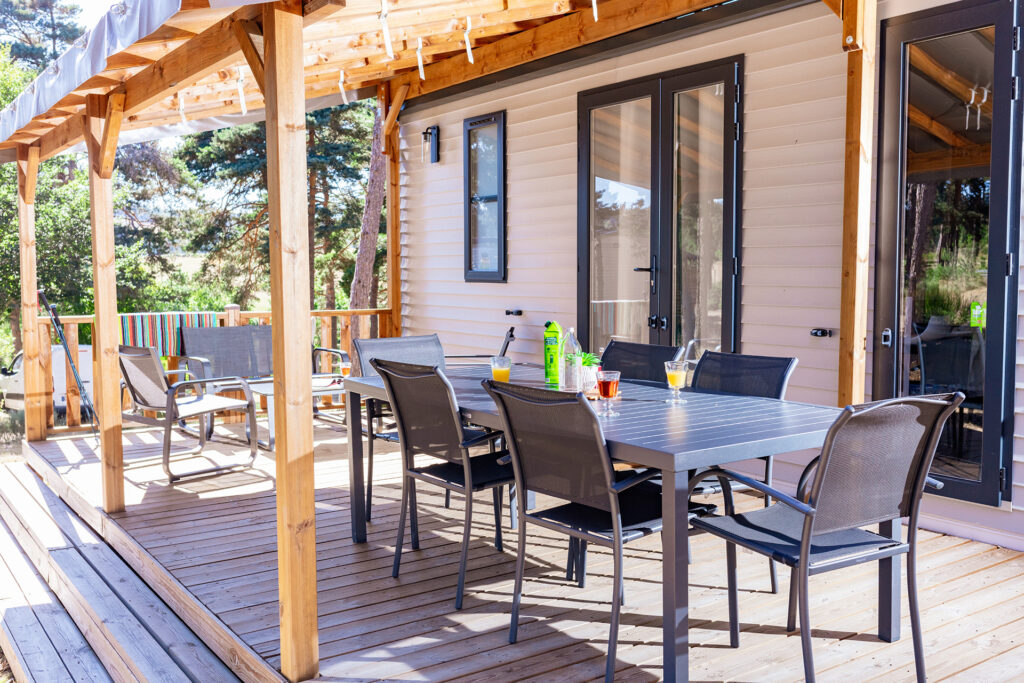 Hébergements du Camping Les Sous bois du lac à Langogne