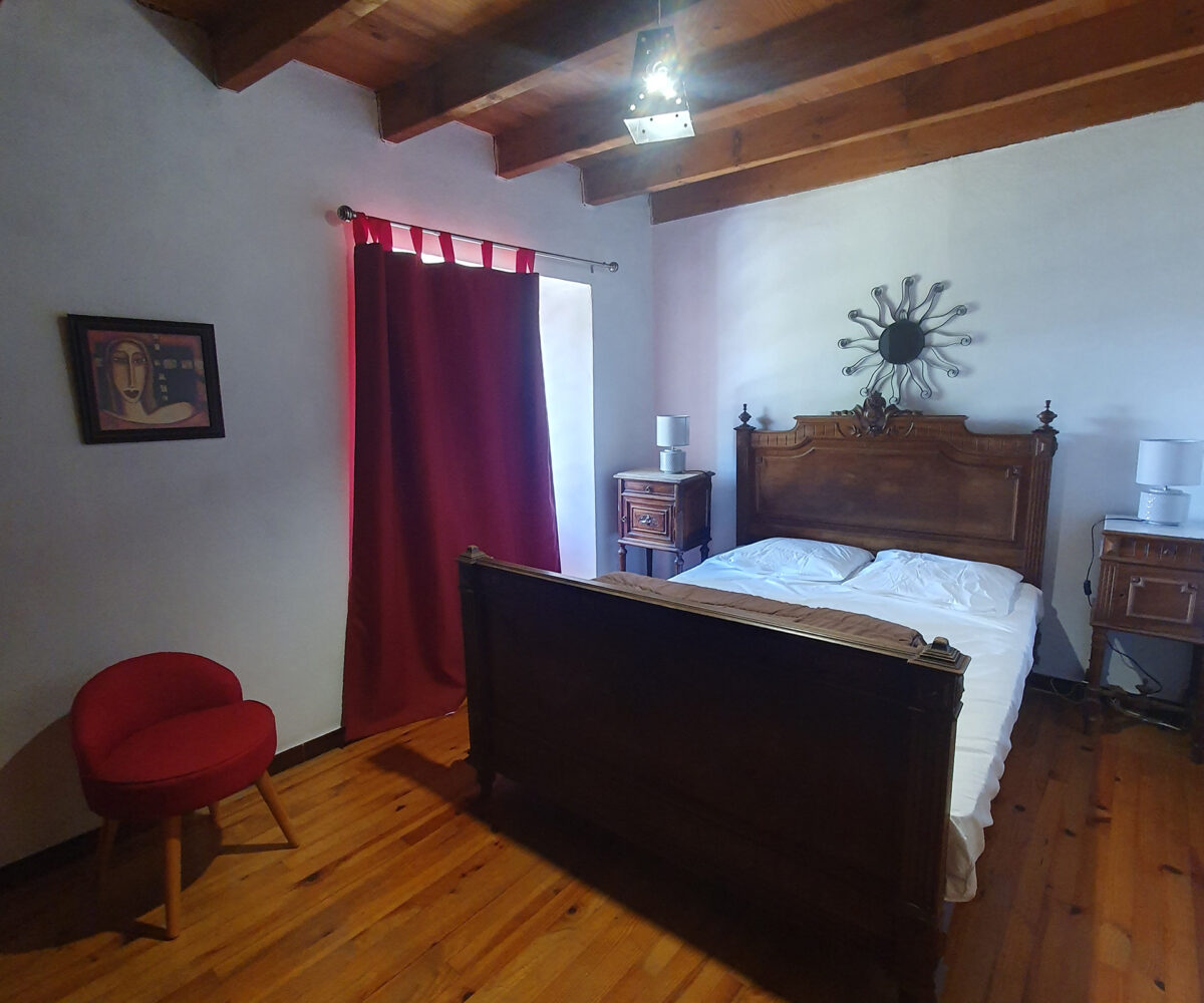 Chambre de la maison de vacances en Lozère