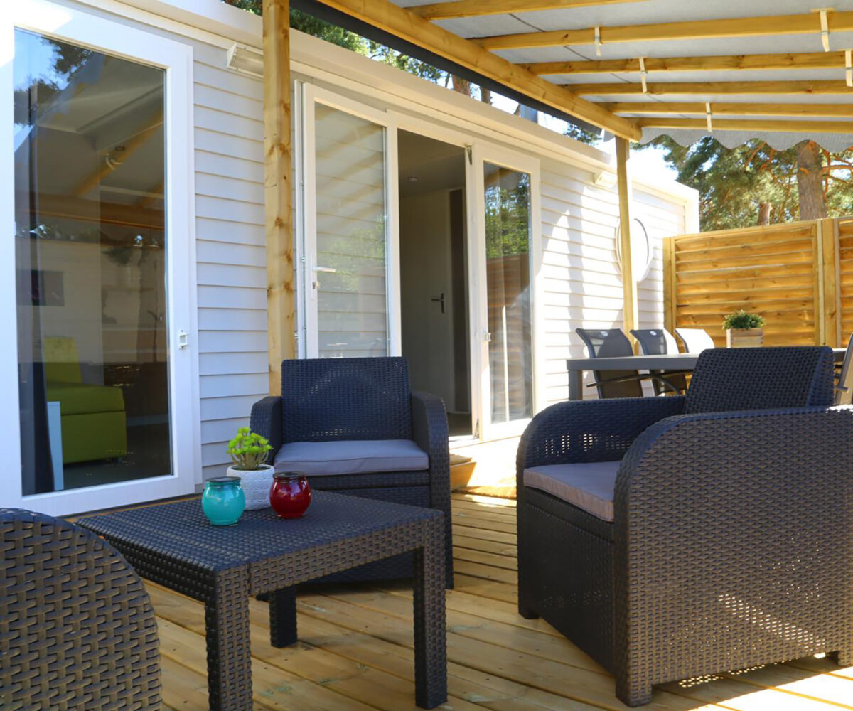 Mobil-home grand confort en Lozère