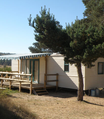 Mobil-home pas cher en Lozère au camping Les sous bois du lac