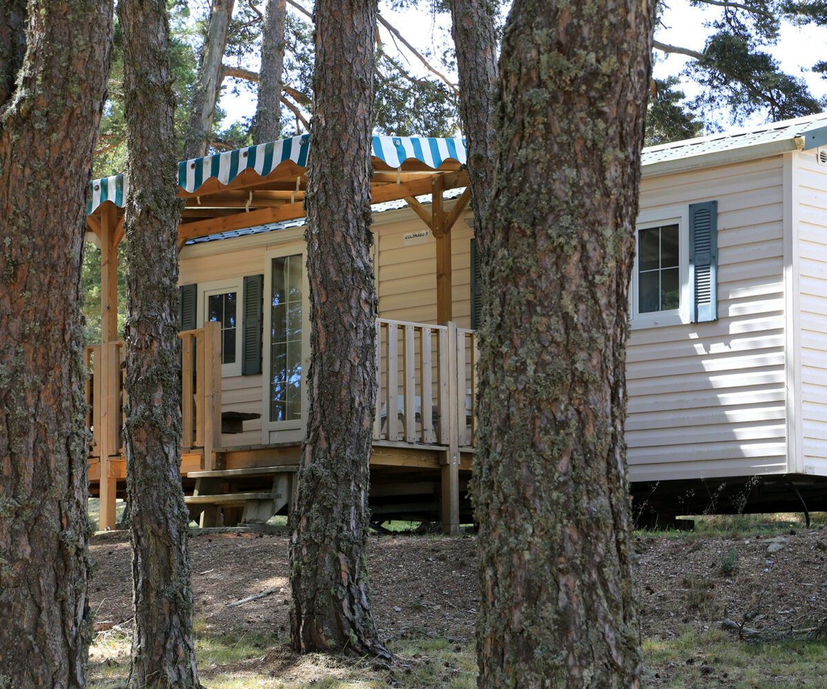Location de mobil-home en camping en Lozère
